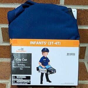 Cop Car Costume by Celebrate! - NWT size 3T-4T